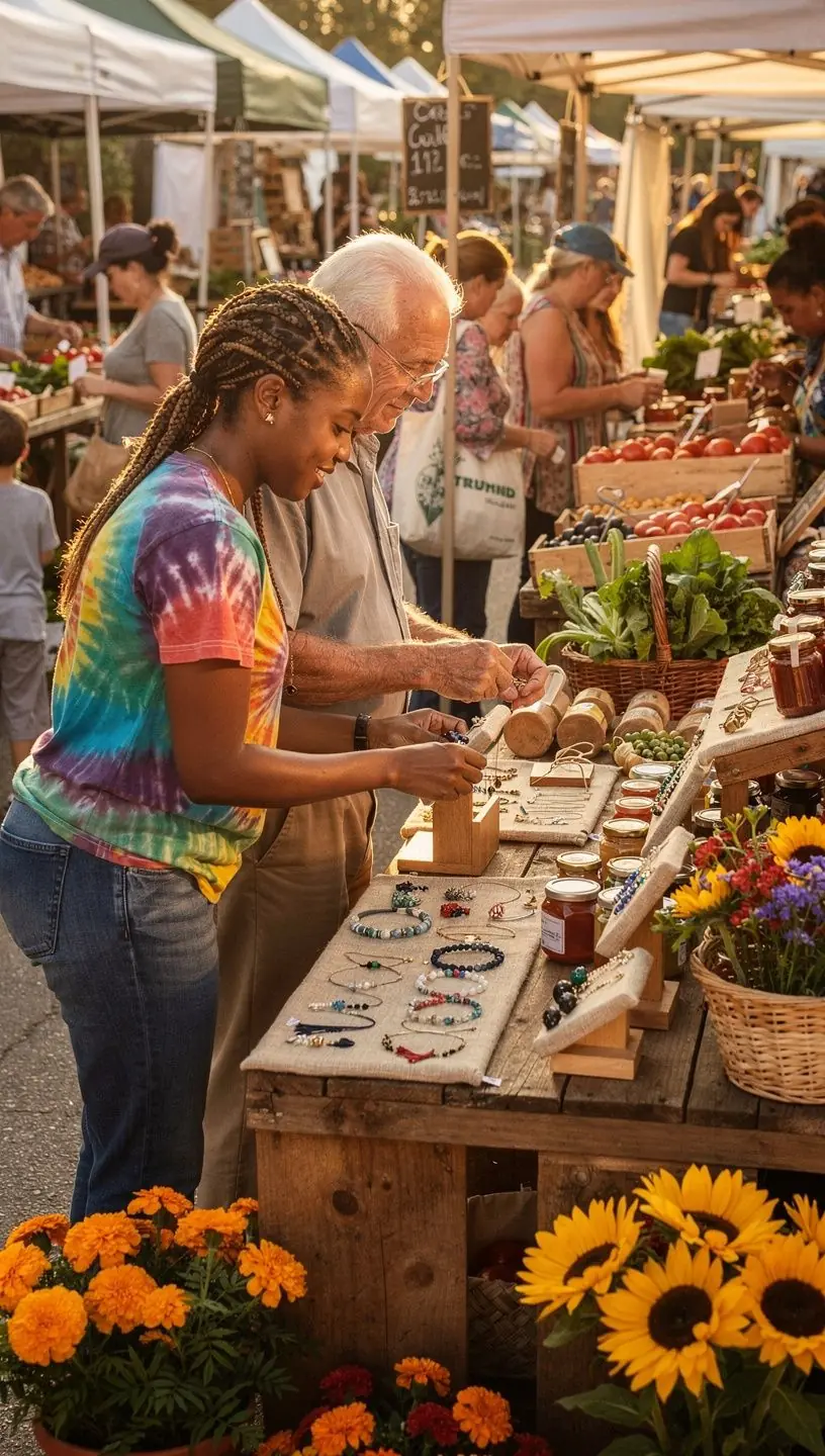 Volunteers engaging in cultural event activities.